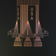 Illustration for article titled These Shiny Foil Screenprints Of Space History Are Fantastic